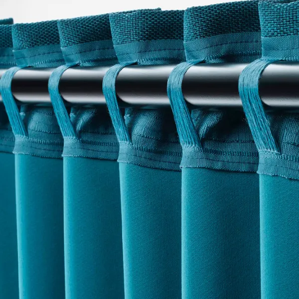 Шторы Ikea Annakajsa Синий / Полиэстер photo 2