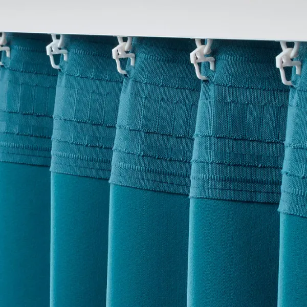 Шторы Ikea Annakajsa Синий / Полиэстер photo 3