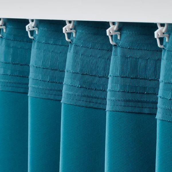 Шторы Ikea Annakajsa Синий / Полиэстер photo 3