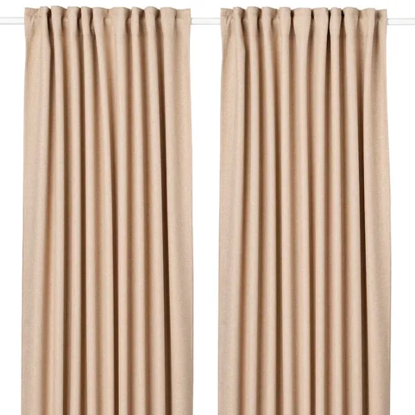 Шторы Ikea Annakajsa Бежевый / Полиэстер photo 1