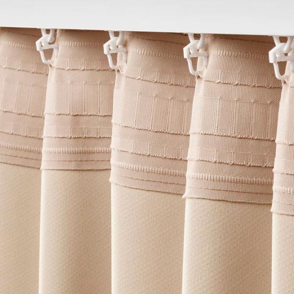 Шторы Ikea Annakajsa Бежевый / Полиэстер photo 5