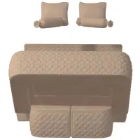 Canapea Tiara Elegance (5727507) Stofă / Light-Beige photo 3