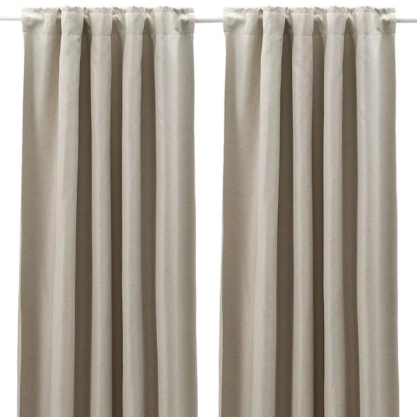 Шторы Ikea Annakajsa Серый / Полиэстер photo 1