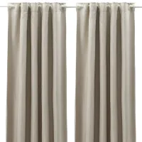 Шторы Ikea Annakajsa Серый / Полиэстер