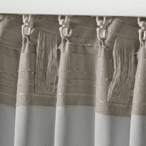 Шторы Ikea Annakajsa Серый / Полиэстер photo 5