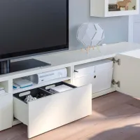 Living Ikea Besta/Lappviken Modulară / White photo 7