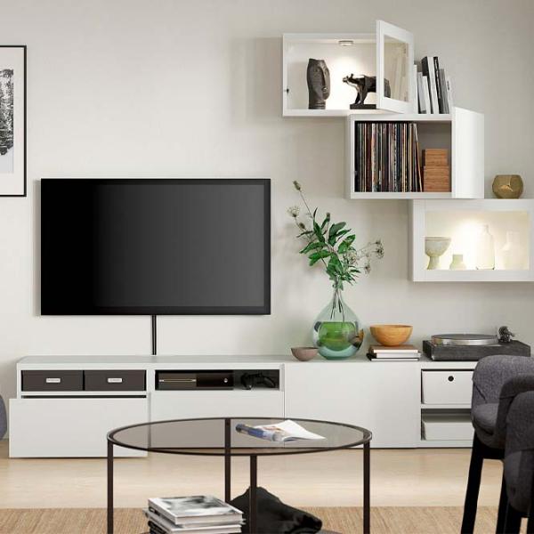 Living Ikea Besta/Lappviken Modulară / White photo 8 Living Ikea Besta/Lappviken Modulară / White photo 8