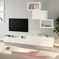 Living Ikea Besta/Lappviken Modulară / White photo 9