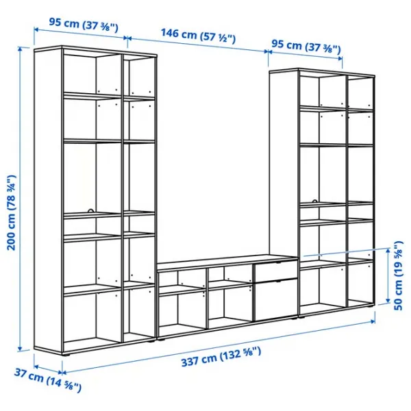 Living Ikea Vihals Modulară / White photo 2 Living Ikea Vihals Modulară / White photo 2