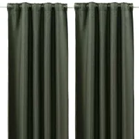 Шторы Ikea Annakajsa Зеленый / Полиэстер