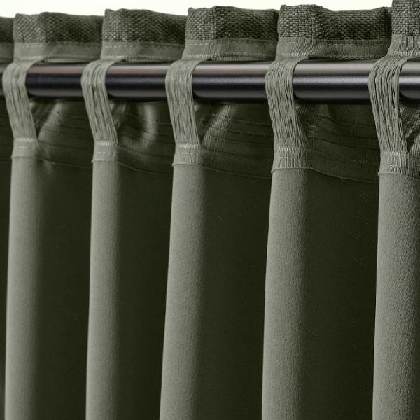 Шторы Ikea Annakajsa Зеленый / Полиэстер photo 4