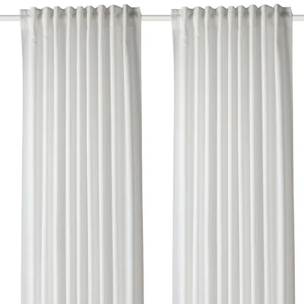 Шторы Ikea Gunnlaug Белый / Полиэстер photo 1