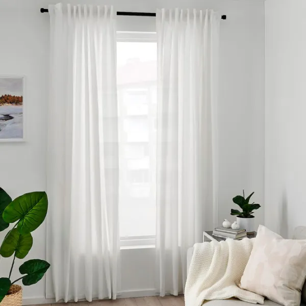 Шторы Ikea Gunnlaug Белый / Полиэстер photo 2