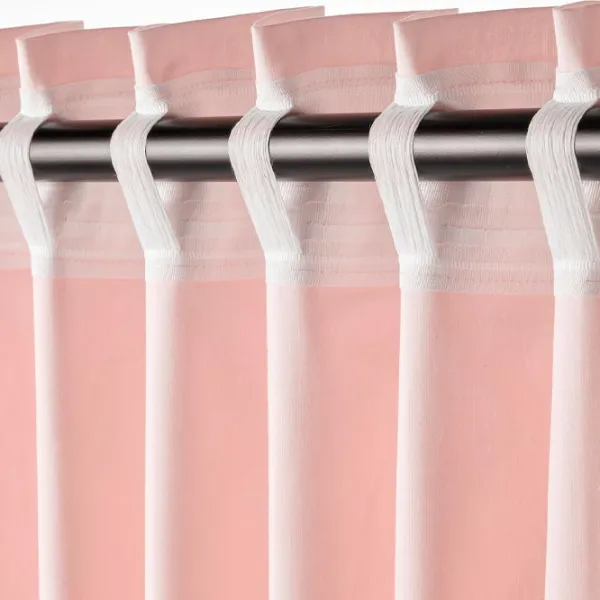 Шторы Ikea Moalisa Розовый / Вискоза photo 3