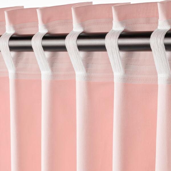 Шторы Ikea Moalisa Розовый / Вискоза photo 3