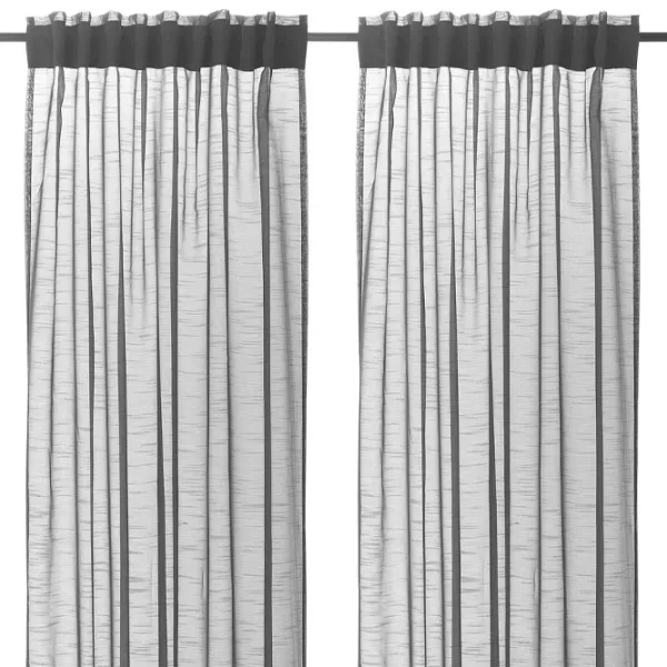 Шторы Ikea Gjertrud Серый / Полиэстер photo 1