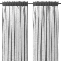 Шторы Ikea Gjertrud Серый / Полиэстер