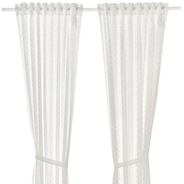 Шторы Ikea Lenda Белый / Хлопок photo 1