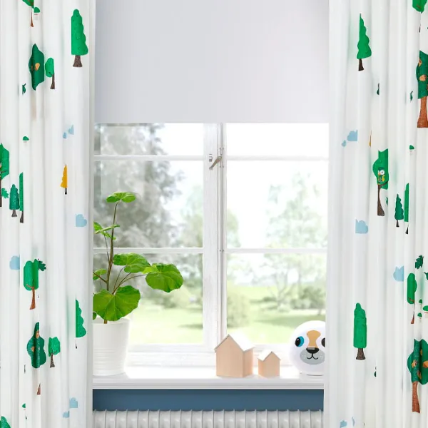 Шторы Ikea Brummig Белый / Хлопок photo 3