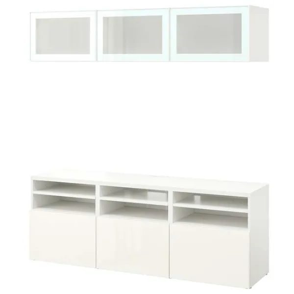 Гостиная Ikea Besta Модульная / White photo 1