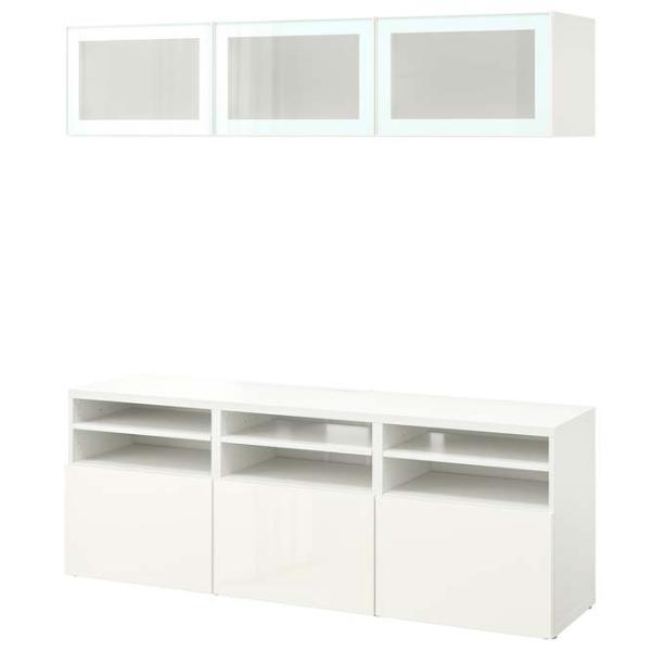 Гостиная Ikea Besta Модульная / White photo 1