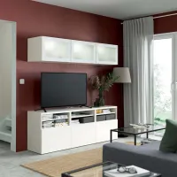 Living Ikea Besta Modulară / White photo 5