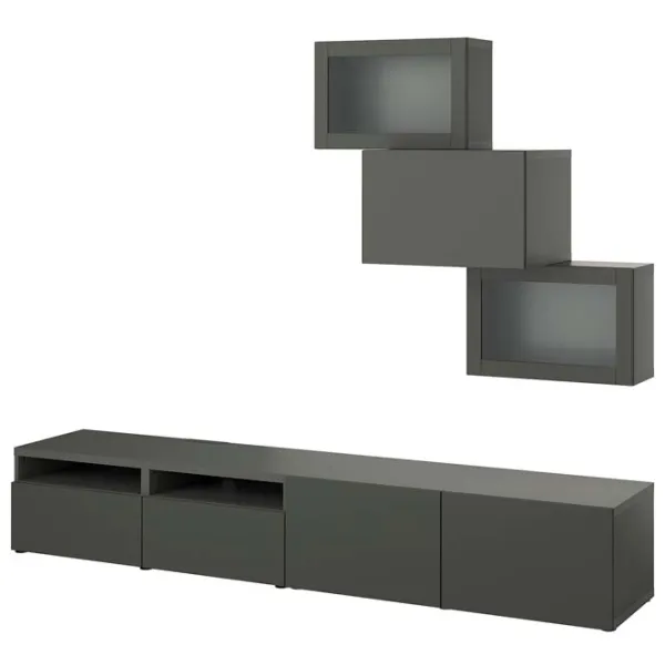 Гостиная Ikea Besta/Lappviken Модульная / Серый photo 1