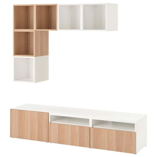Living Ikea Besta/Eket Non-modulară / White photo 1 Living Ikea Besta/Eket Non-modulară / White photo 1