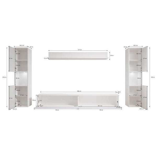 Living Bratex Paris XL Modulară / Dark grey photo 5