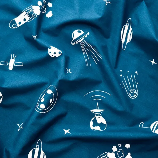 Шторы Ikea Aftonsparv Синий / Хлопок photo 3