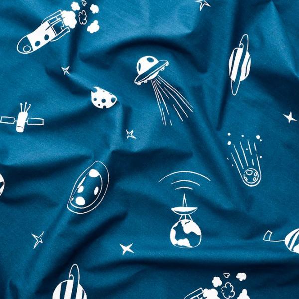 Шторы Ikea Aftonsparv Синий / Хлопок photo 3