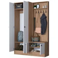 Dulap pentru antreu Mirage Meble P6/M5 PAL / White photo 4