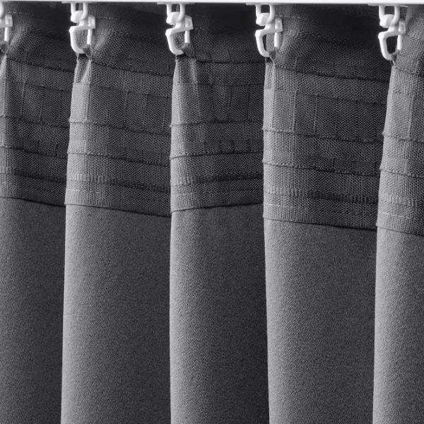 Шторы Ikea Haggveckmal Серый / Полиэстер photo 4