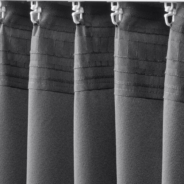 Шторы Ikea Haggveckmal Серый / Полиэстер photo 4