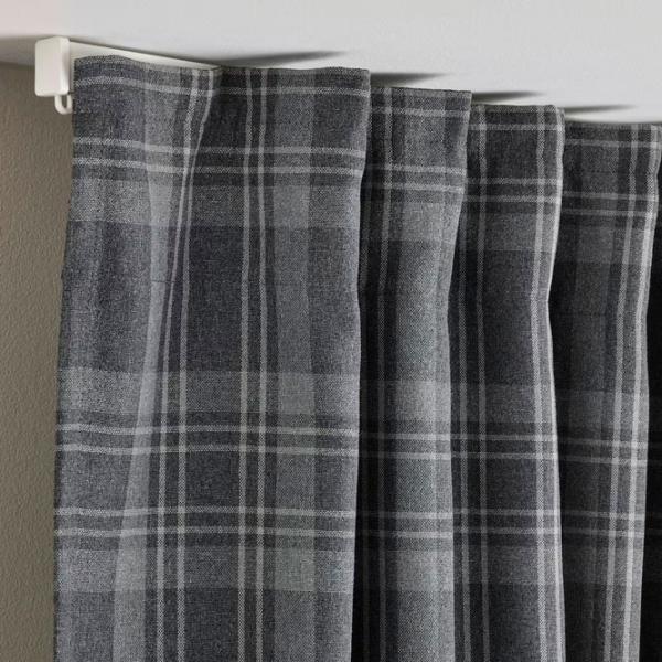 Шторы Ikea Haggveckmal Серый / Полиэстер photo 5