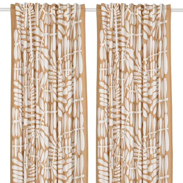 Шторы Ikea Majsmott Бежевый / Хлопок photo 1