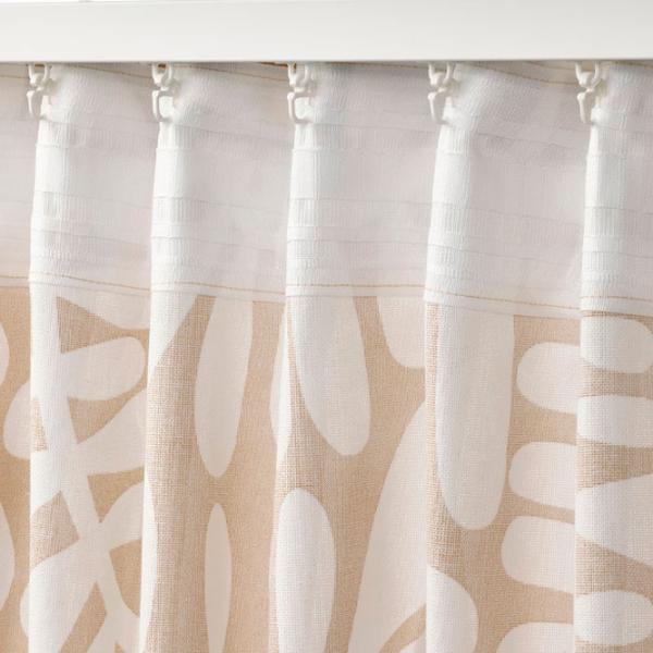 Шторы Ikea Majsmott Бежевый / Хлопок photo 4