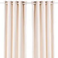 Шторы Ikea Moalina Бежевый / Вискоза