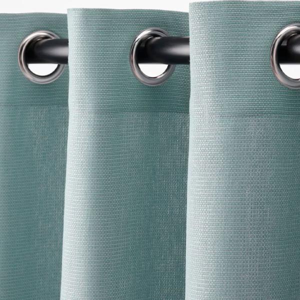 Шторы Ikea Moalina Синий / Вискоза photo 2