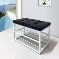 Банкетка Mobhaus Lyros 45 x 70 x 35см /White /Черный photo 9