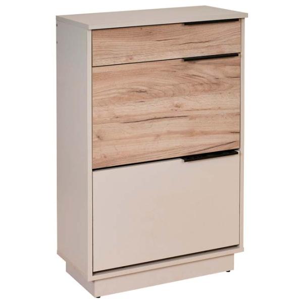 Тумба для обуви Modern Visit 97 x 60 x 35см /Gray Craft Oak /Кашемир photo 1