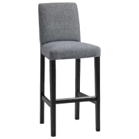 Барный стул Ikea Bergmund  Текстиль / Дерево / Grey
