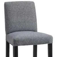 Барный стул Ikea Bergmund Текстиль / Дерево / Grey photo 5