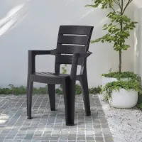 Scaun de grădină Heniver Ayder Plastic / Plastic / Antracit Antracit photo 2
