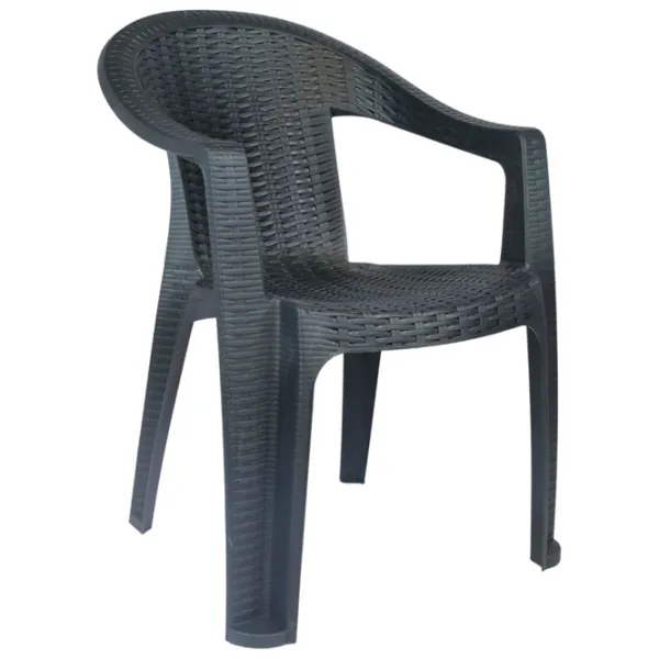 Scaun de grădină Heniver Bella Plastic / Plastic / Antracit Antracit photo 5