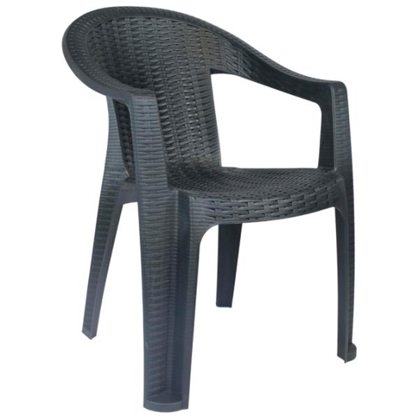 Scaun de grădină Heniver Bella Plastic / Plastic / Antracit Antracit photo 5