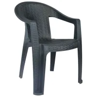 Scaun de grădină Heniver Bella Plastic / Plastic / Antracit Antracit photo 5