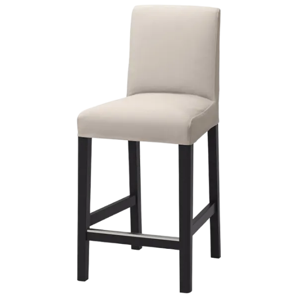 Scaun de bar Ikea Bergmund Textil / Lemn / Beige photo 1 Scaun de bar Ikea Bergmund Textil / Lemn / Beige photo 1