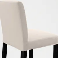 Барный стул Ikea Bergmund Текстиль / Дерево / Бежевый photo 2