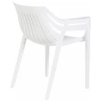 Scaun de grădină Heniver Hilton Plastic / Plastic / White White photo 3